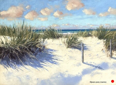 "Paysage iod&eacute;" pastel sec 36x26 cm  VENDU
