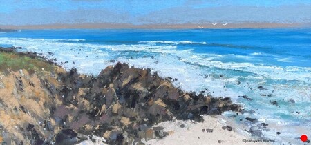 "Vers audierne"  pastels sec 38x18 cm   VENDU
