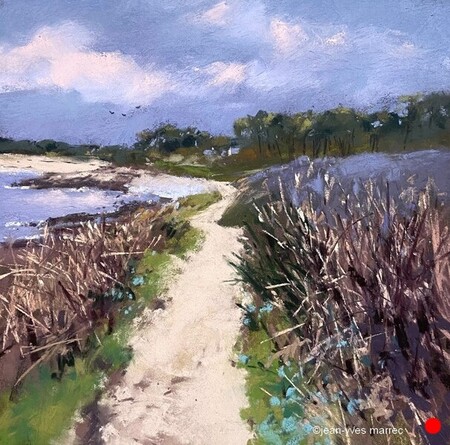 "Avant le grain!" pastel sec 26x26 cm   VENDU